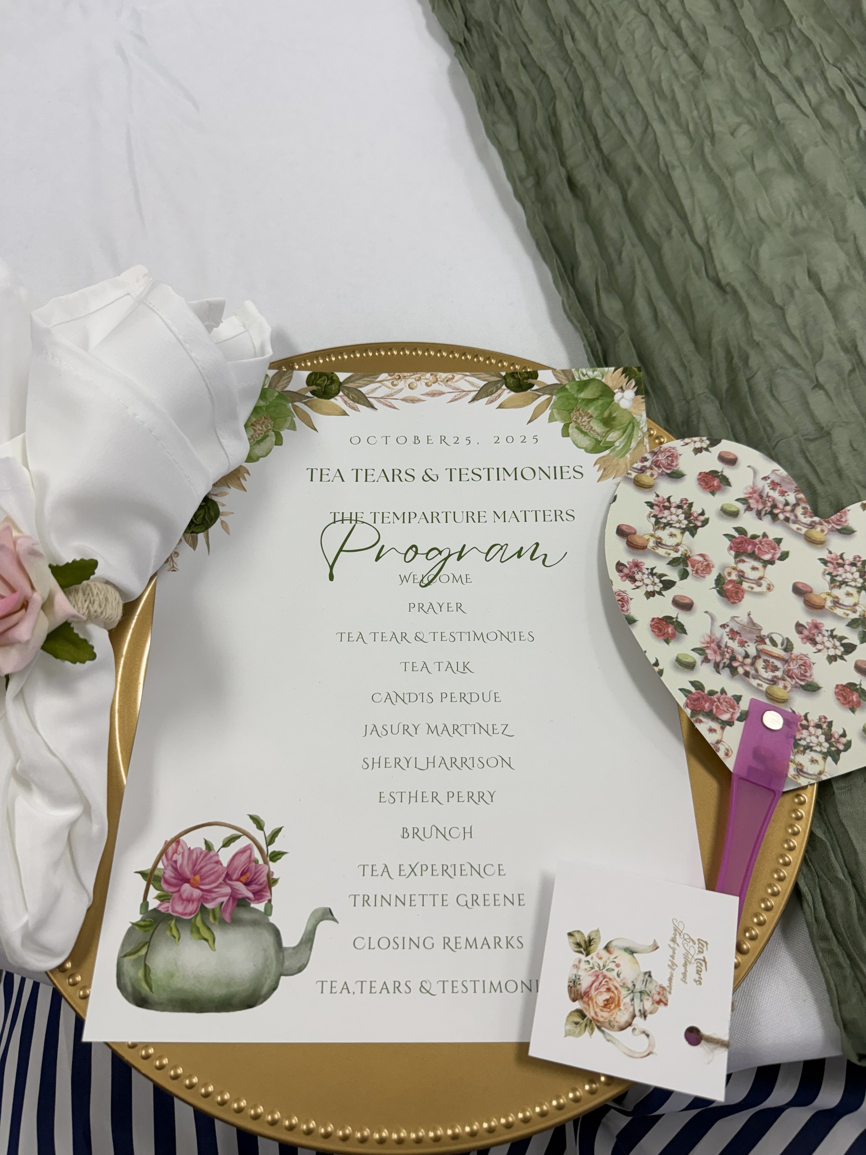 Tea, Tears & Testimonies Event